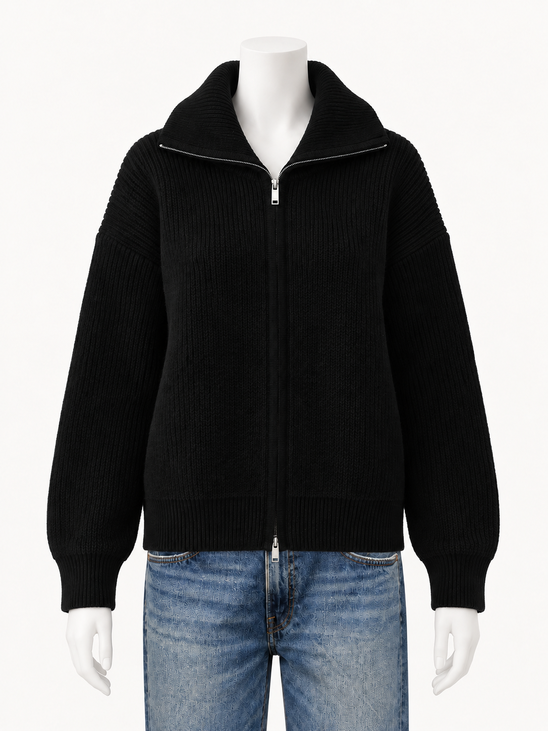 Studio Nicholson Sandos in Black – front view