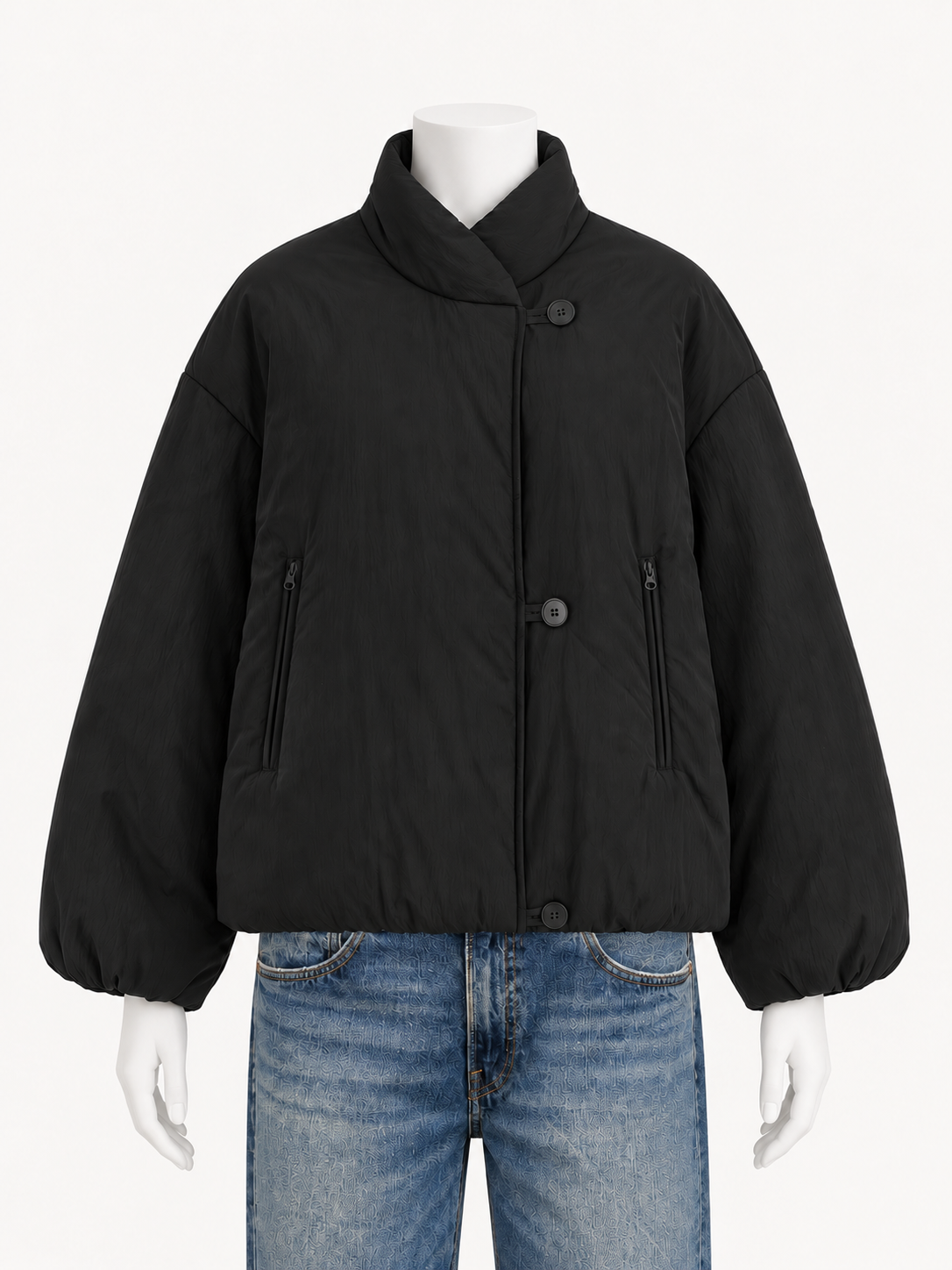 Studio Nicholson Vaner in Black – front view