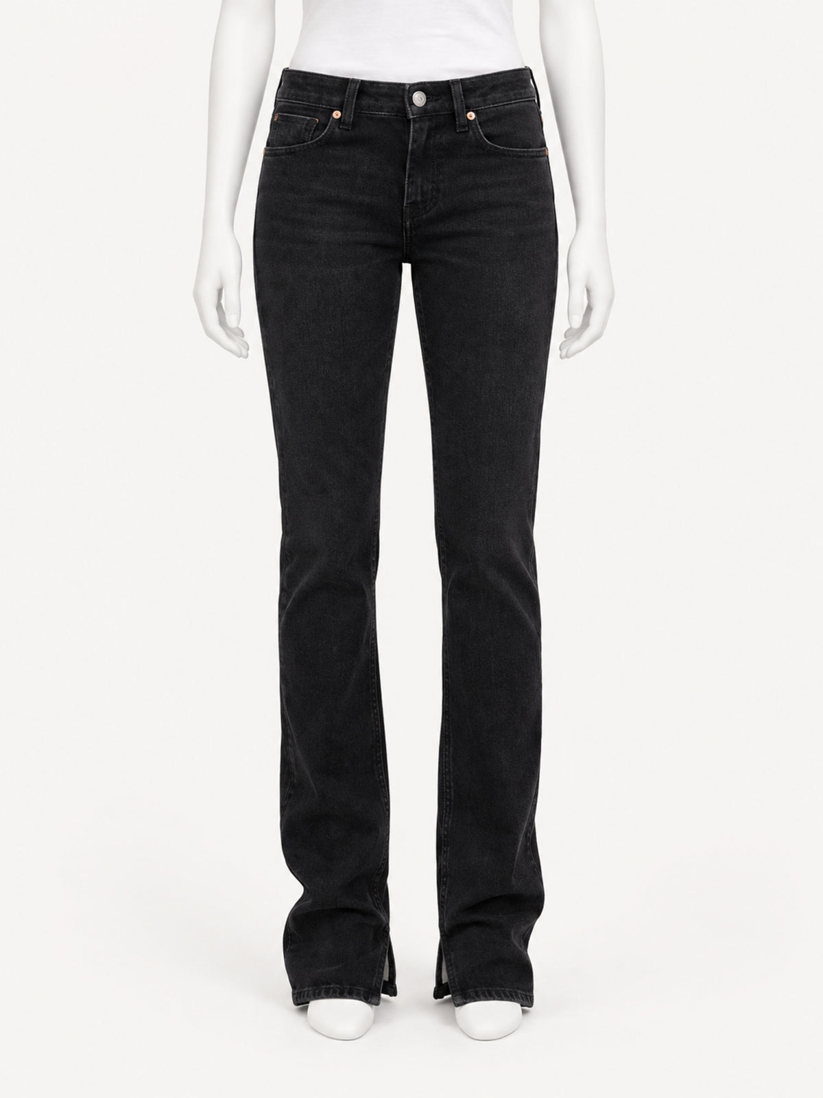 Tenue Page Jean | Coal Stretch – front view