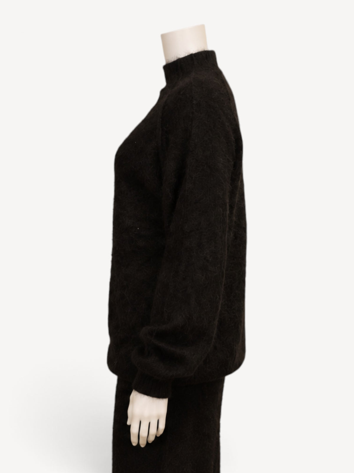 Thom Krom W K 156 sweater in Black, side view