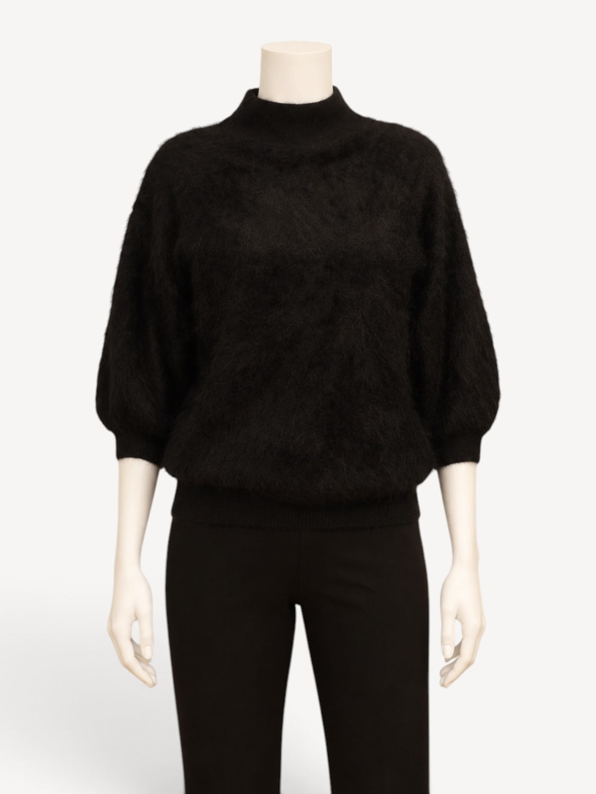 Thom Krom W K 158 sweater in Black, front view