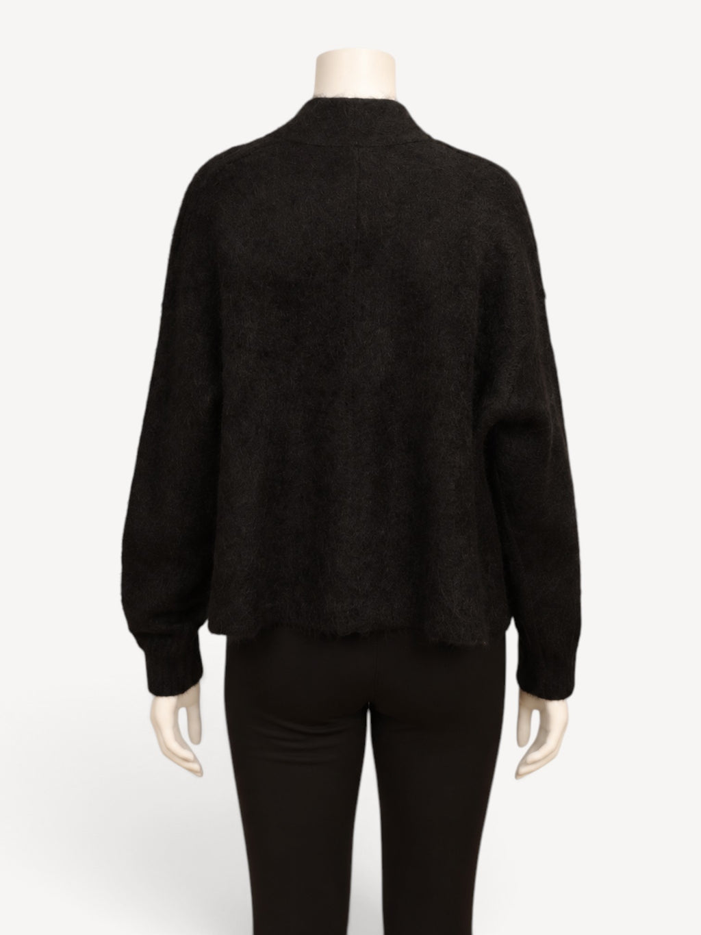 Thom Krom W KJ 176 cardigan in Black, back view