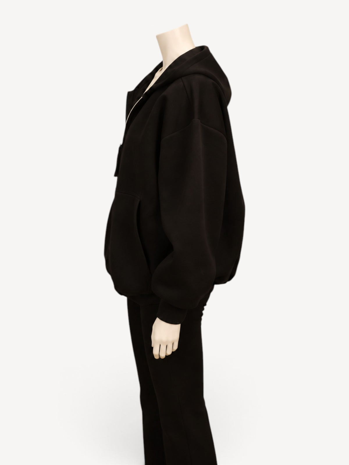 Thom Krom W SJ 502 hoodie in Black, side view
