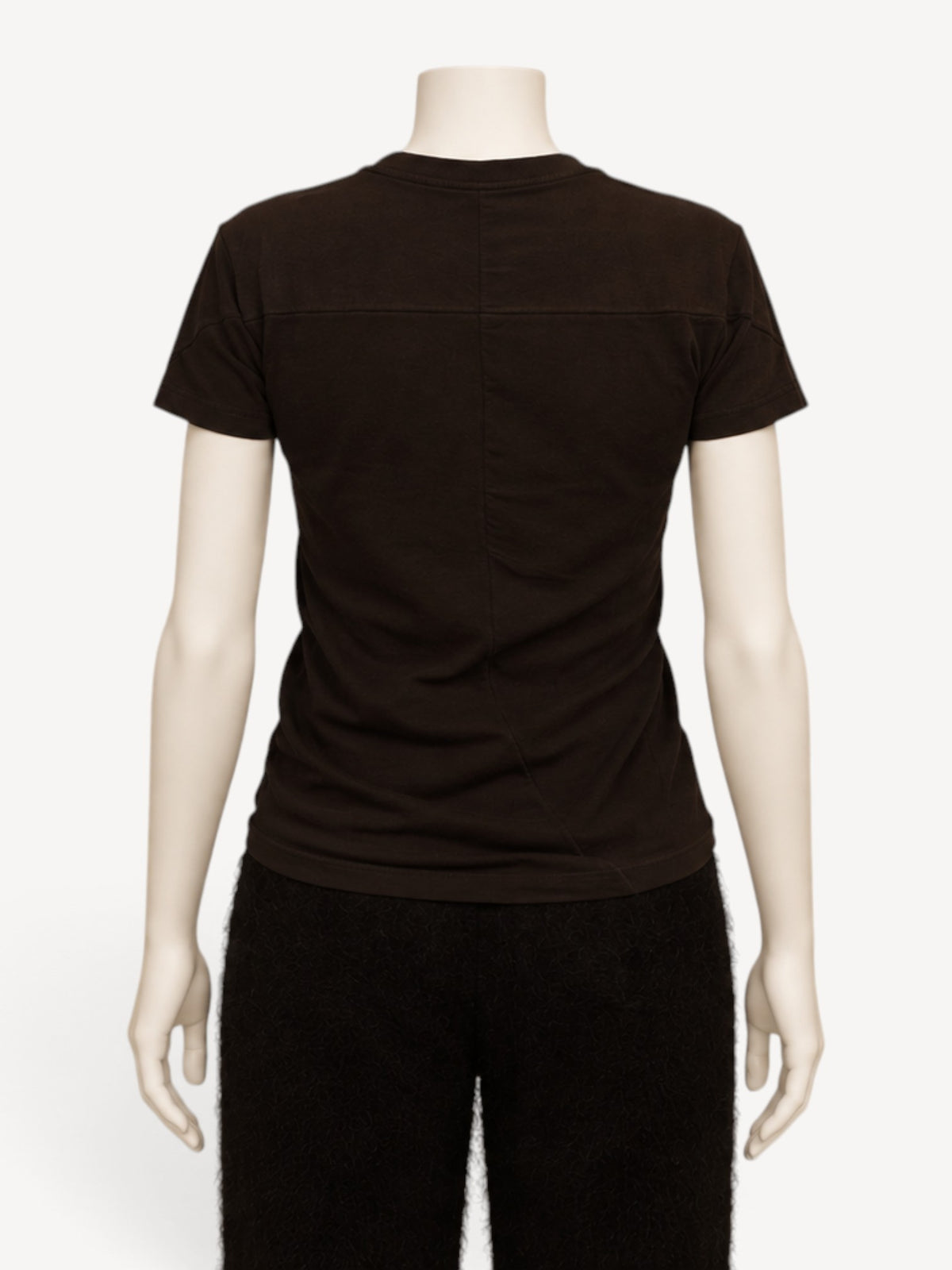 Thom Krom W TS 629 t-shirt in Cold Brown, back view