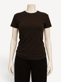 Thom Krom W TS 629 T-shirt in Cold Brown, front view