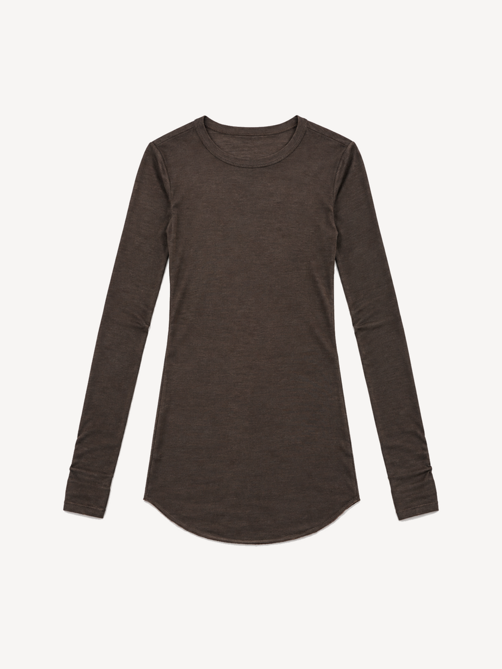 Thom Krom WTS 652 in Cold Brown — front flat lay