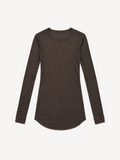 Thom Krom WTS 652 in Cold Brown — front flat lay