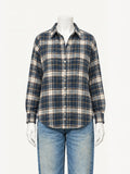 Xírena Beau Shirt in Moonwash Blue – front view