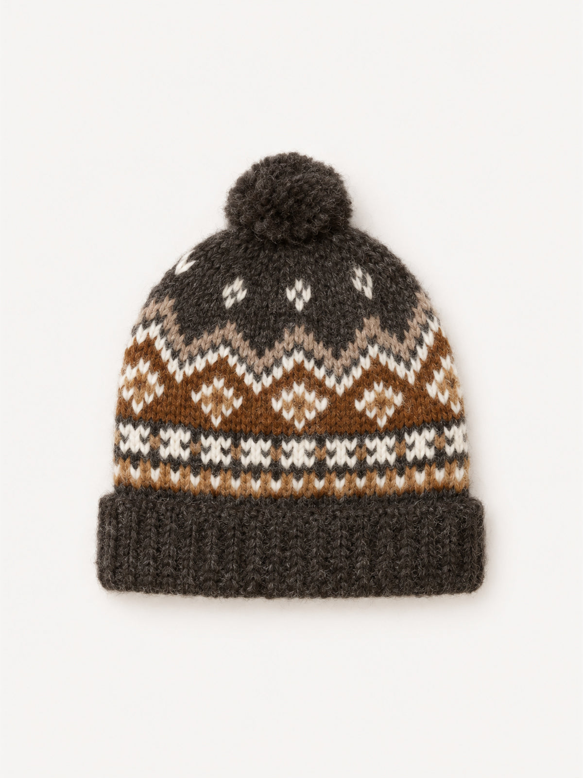 Xírena Snowbird Beanie in Creme Caramel – flat lay view
